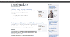 Desktop Screenshot of developed.be